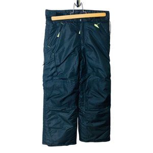 Champion C9 Boys Snow Pants Water Wind Resistant Insulated Black Size 7-8 youth